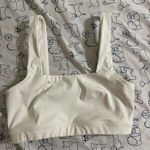 Yitty by Fabletics cream sports bra